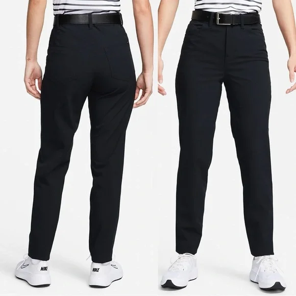 Nike Tour Water Repel Women's Slim-Fit Golf Pants Black Classic Size M - Picture 2 of 14